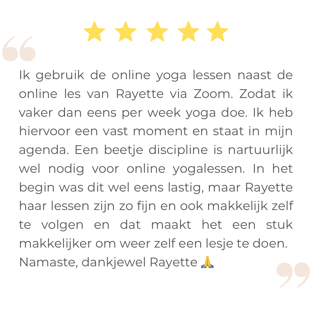 Review Irma Online Yoga Platform Persona Serum Rayette yogalessen